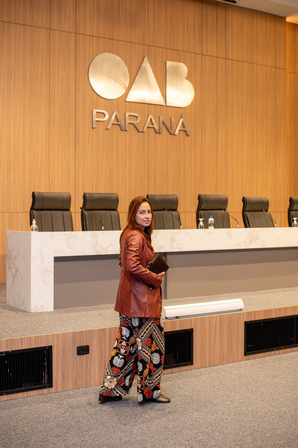 Dra. Luciana Borges Ramos em evento na sede da OAB Paraná
